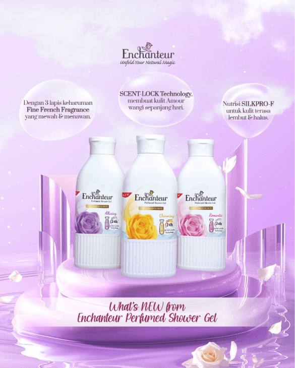 Enchanteur Perfumed Deo Roll On Romantic jadi pilihan yang tepat.